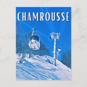 Chamrousse Ski resort Postcard