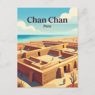 Chan Chan Archaeological Zone Peru Postcard