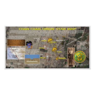 Chan Chan Orion Star Map Poster