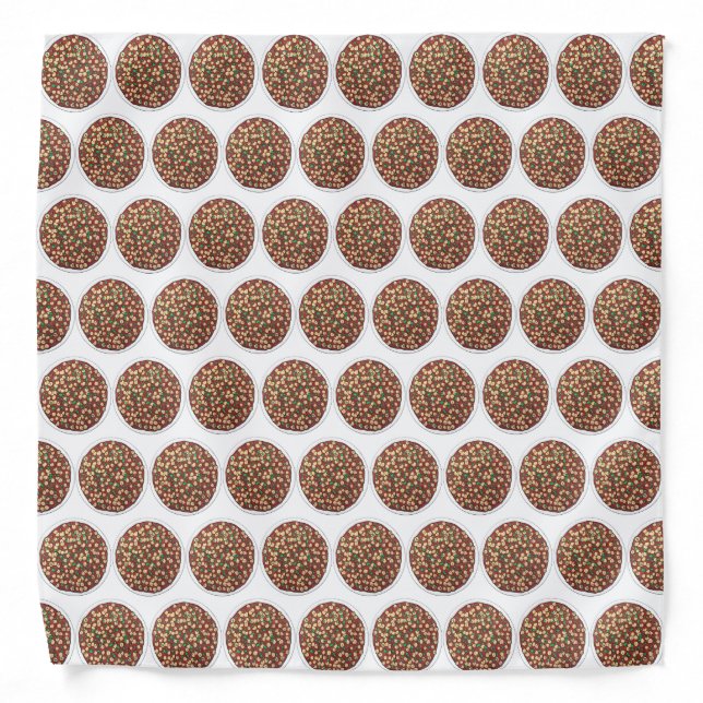 Chana Masala Chole Indian Food Chickpea Dish Bandana (Front)