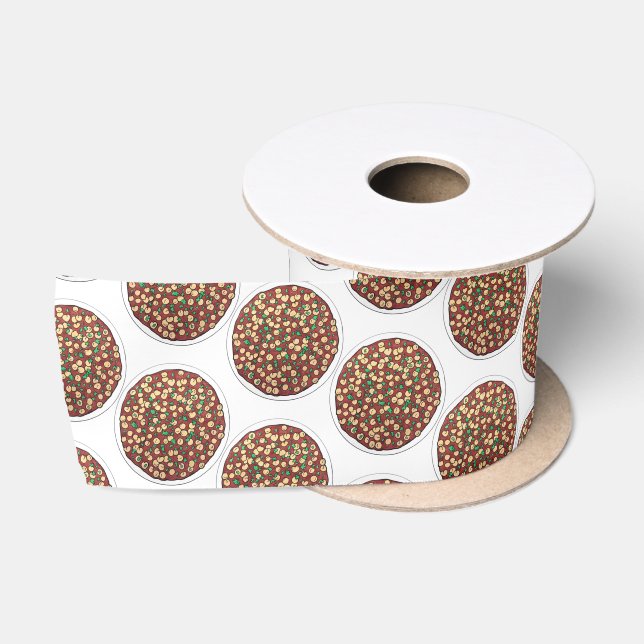 Chana Masala Chole Indian Food Chickpea Dish Satin Ribbon (Spool)
