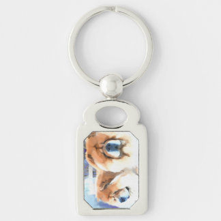 CHANCE & CHLOE heARTdog chow Keychain