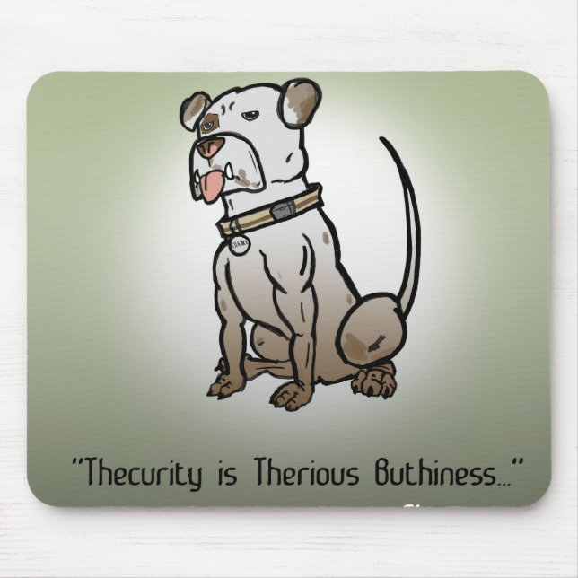 chance & cody "Security Chance" Mousepad (Front)