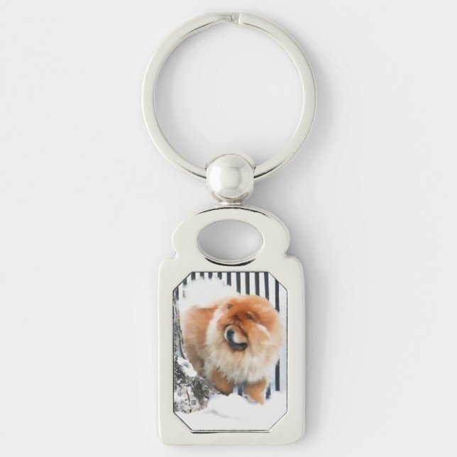 CHANCE heARTdog chow Keychain (Front)