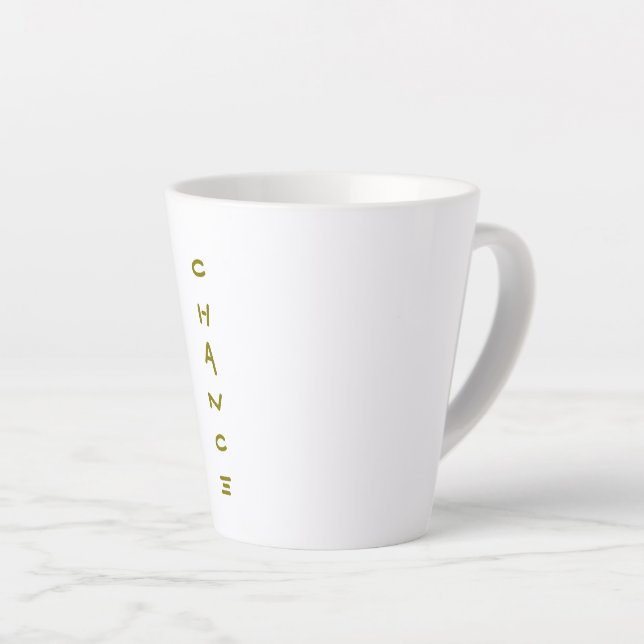 Chance Latte Mug (Right Angle)