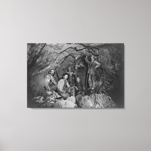 Chance Mine Lead Mining in Coeur d'Alene, ID Canvas Print (Front)