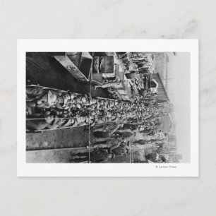 Chance Mine Workers loading up Coeur d'Alene Postcard