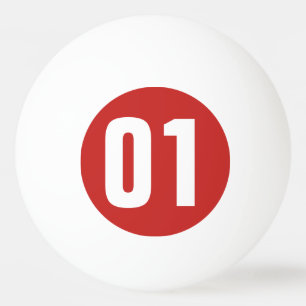 chance numbered balls