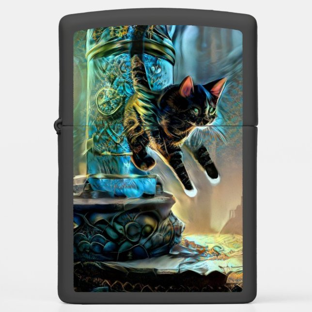 [CHANCE] The Channel Cat- Zippo Lighter (Front)