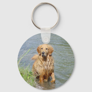 Chance ~ the Golden Retriever Keychain