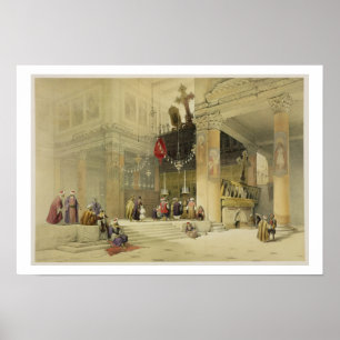 Chancel of the Church of St. Helena, plate 87 from Poster