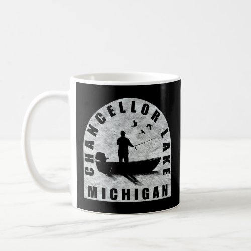 Chancellor Lake Fishing Michigan    Coffee Mug