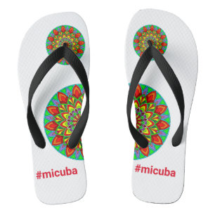 chanchets logo#micuba flip flops