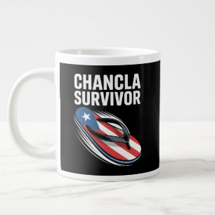 Chancla Survivor Funny Spanish Joke Giant Coffee Mug