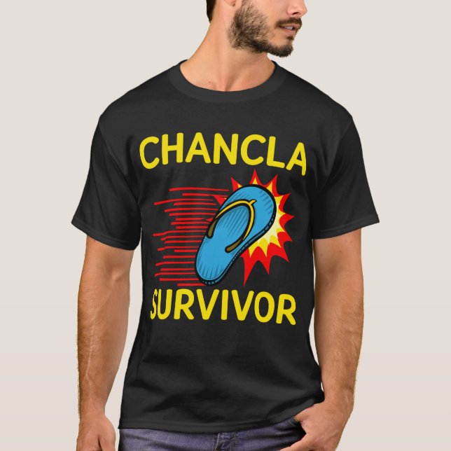 Chancla Survivor T-Shirt (Front)