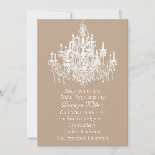 Chandee Amore' Invitation