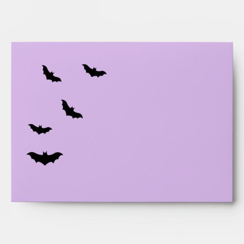 Chandelier and Bats Invitation Envelope