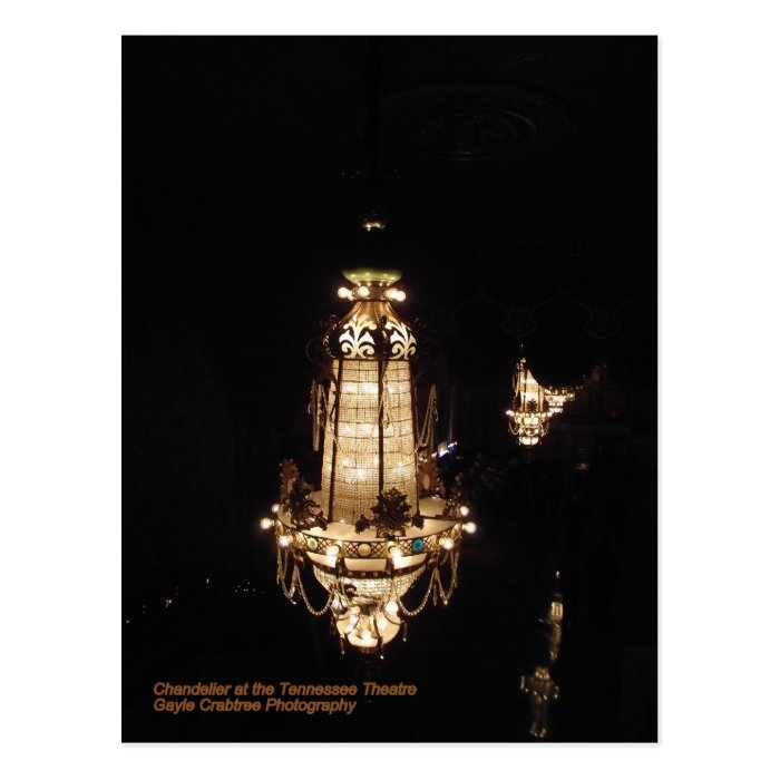 Chandelier at the Tennessee Theatre Postcards