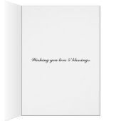 Chandelier Black Damask Cards (Inside (Right))