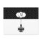Chandelier Black Damask Wedding Response Cards