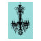 Chandelier Blue
