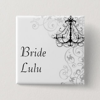 Chandelier Bride Button