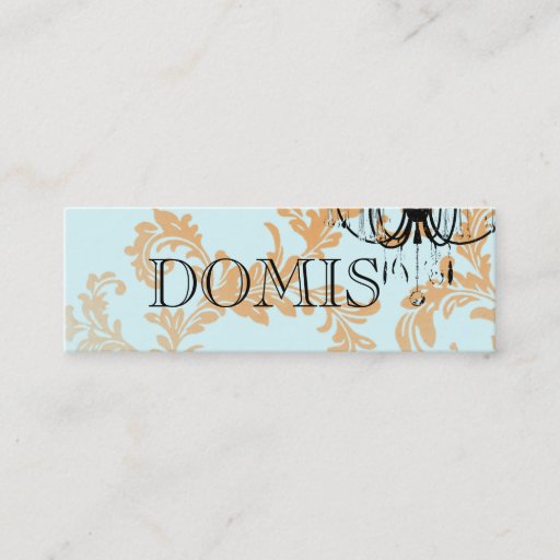 Customizable Chandelier Business Card