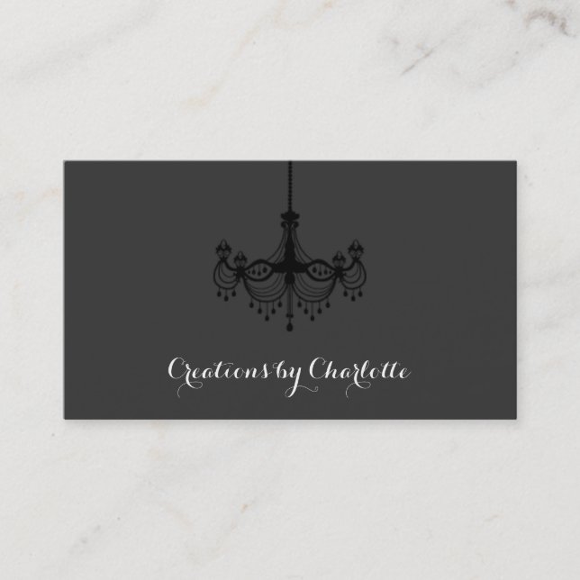 Chandelier Business Cards (Front)