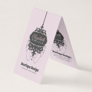 Chandelier Chic (Change Color) - Business Card