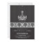 Chandelier Cocktail Party Invite (black/silver)