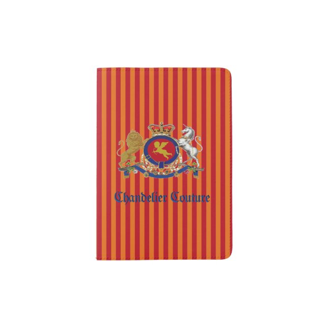Chandelier Couture™ Brand / Cherub Logo - Passport Holder (Front)
