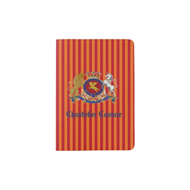Chandelier Couture™ Brand / Cherub Logo - Passport Holder (Front)