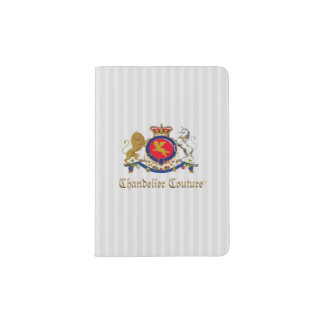 Chandelier Couture™ Brand Cherub Logo - Passport Holder
