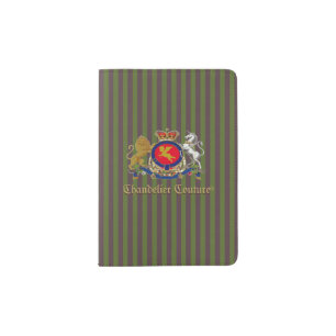Chandelier Couture™ Brand Cherub Logo - Passport Holder