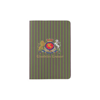 Chandelier Couture™ Brand Cherub Logo - Passport Holder