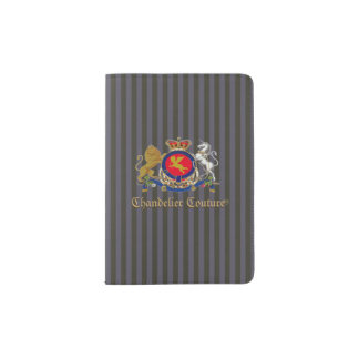 Chandelier Couture™ Brand Cherub Logo - Passport Holder