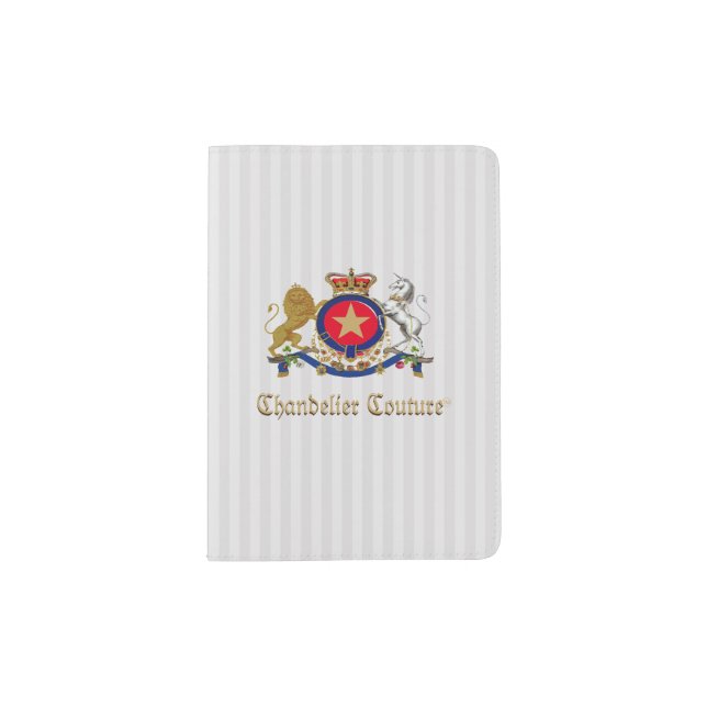 Chandelier Couture™ Brand Star Logo - Passport Holder (Front)