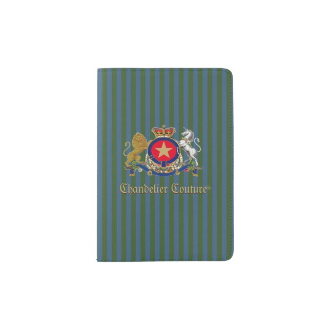 Chandelier Couture™ Brand Star Logo - Passport Holder (Front)
