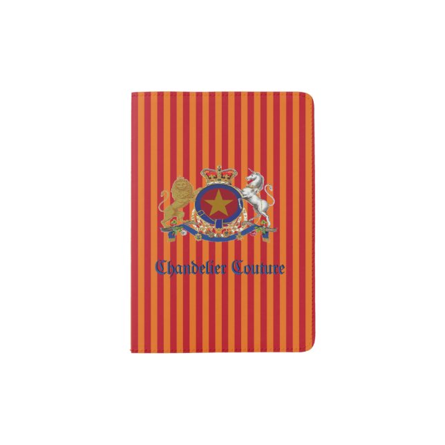 Chandelier Couture™ Brand / Star Logo - Passport Holder (Front)