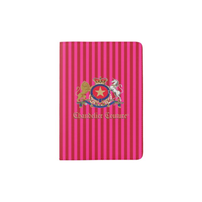 Chandelier Couture™ Brand Star Logo - Passport Holder (Front)