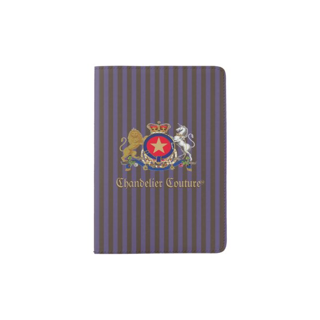 Chandelier Couture™ Brand Star Logo - Passport Holder (Front)