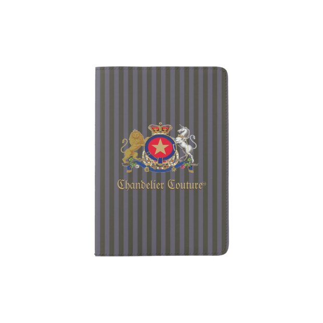 Chandelier Couture™ Brand Star Logo - Passport Holder (Front)