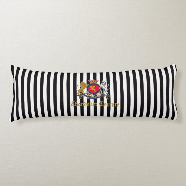 Chandelier Couture™ (MORE OPTIONS) Cherub Logo - Body Pillow (Front)