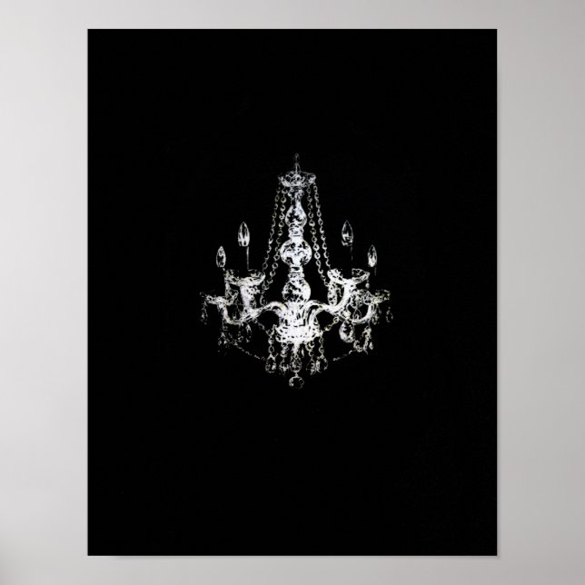 Chandelier Elegance - Poster (Canvas Option) (Front)