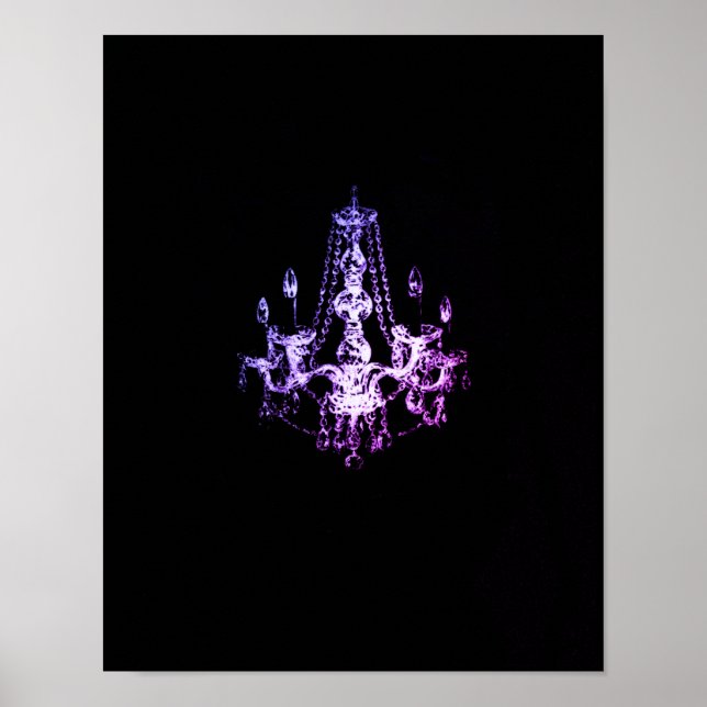 Chandelier Elegance - Poster (Canvas Option) (Front)