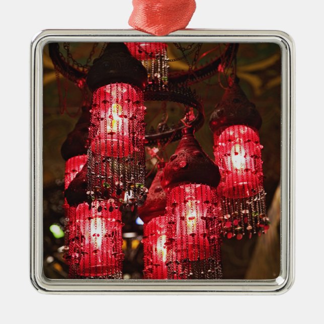 Chandelier for sale, Khan el Khalili Bazaar, Metal Ornament (Front)