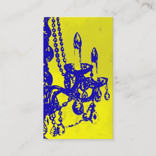 Customizable Chandelier Glamour ~ Business Card