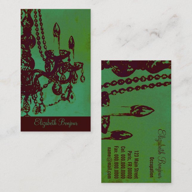 Chandelier Glamour - Business Card (Front/Back)