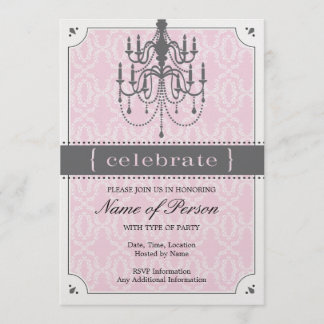 Chandelier Invitation