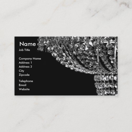 Chandelier Lighting Business Card